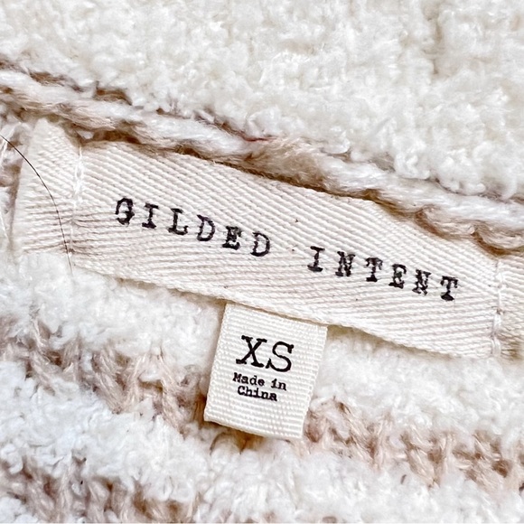 Gilded Intent Oversized Cropped Chenille Sweater - Size XS/Small - Picture 6 of 8